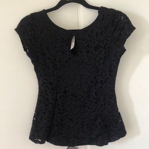 Black lacey blouse
